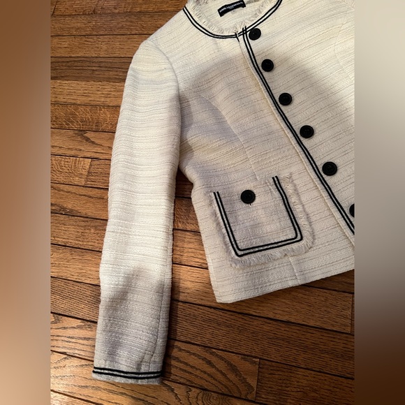 Karl lagerfeld jacket white size 4 - Picture 3 of 7